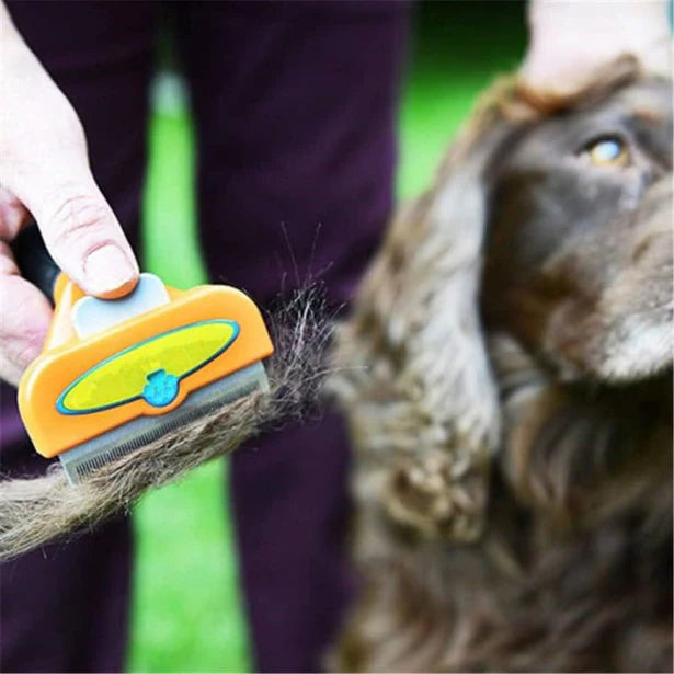 Pet Deshedding Grooming Brush for Dogs and Cats